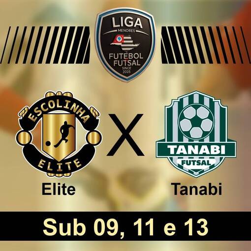 Event cover Liga - Elite X Tanabi - Sub 9, 11 e 13