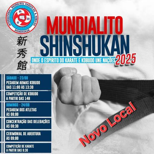 Event cover Mundialito Shinshukan 2025 - 23/08/2024