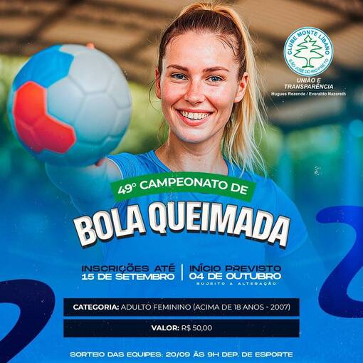 Event cover Abertura do 46 Campeonato de Bola Queimada (Adulto)
