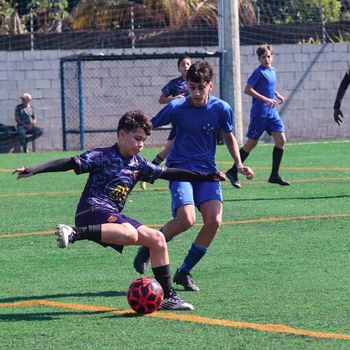 Event cover Amistoso AT5 FC:  AT5 x Cruzeiro Sub 11 - 08h00 Sub 09 - 09h00 Sub 13 - 10h00 Sub 15 - 11h00