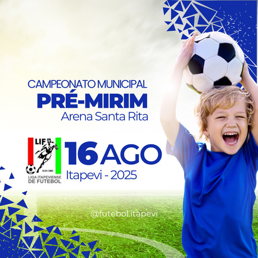 Portada del evento Campeonato Municipal Pr-Mirim 2025 