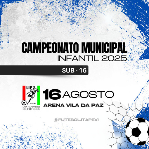 Portada del evento Campeonato Municipal Infantil 2025 