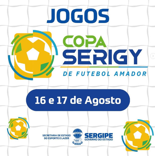 Event cover Copa Serigy de Futebol Amador 17.08 Masculino - Em Aracaju