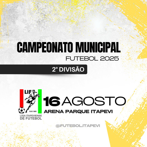 Couverture de l'vnement Campeonato Municipal da 2 Diviso - Itapevi 2025