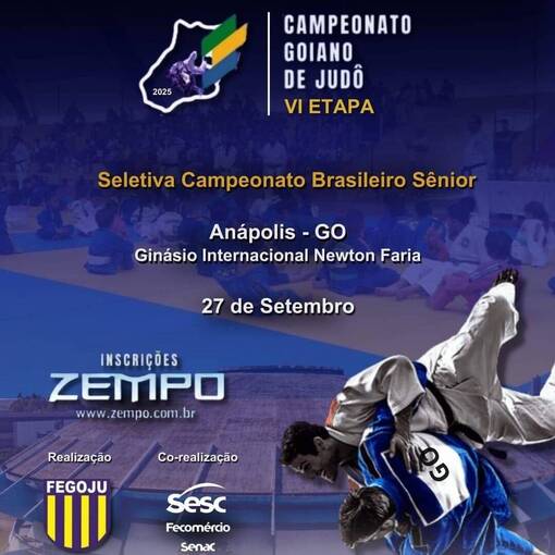 Event cover CAMPEONATO GOIANO DE JUD VI ETAPA