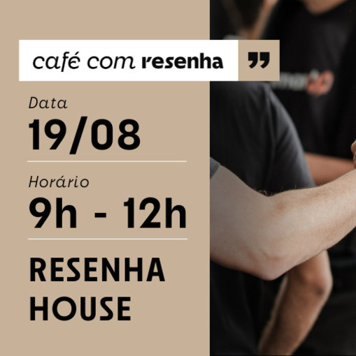 Event cover CAF COM RESENHA 19/08