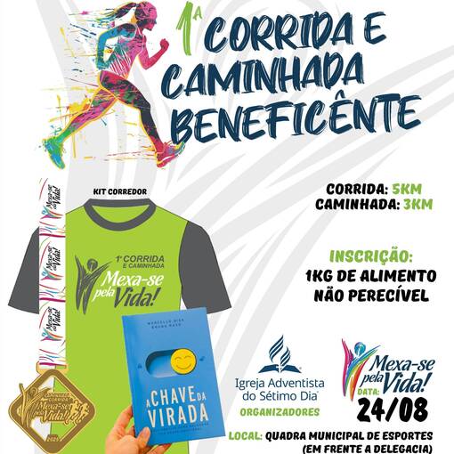 Event cover 1 Corrida e caminhada beneficnte mexa-se pela vida