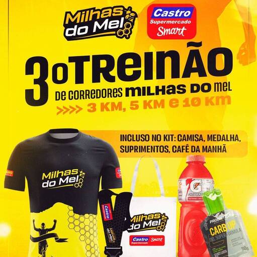 Event cover 3 treino Milhas do Mel