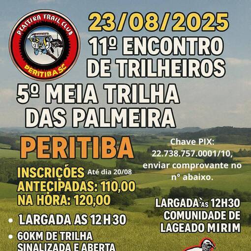 Event cover 5 MEIA TRILHA DAS PALMEIRAS