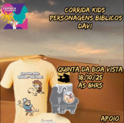 Event cover CORRIDA KIDS BIBLICA - ETAPA DAVI