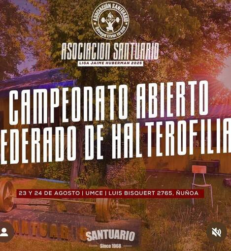 Event cover Campeonato de Halterofilia