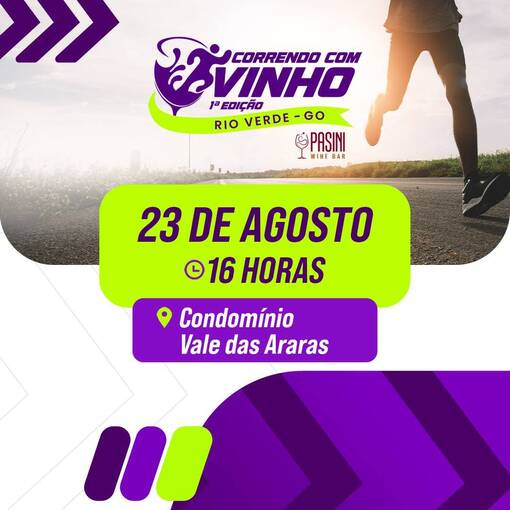 Capa do evento Correndo com Vinho Primeira edio 