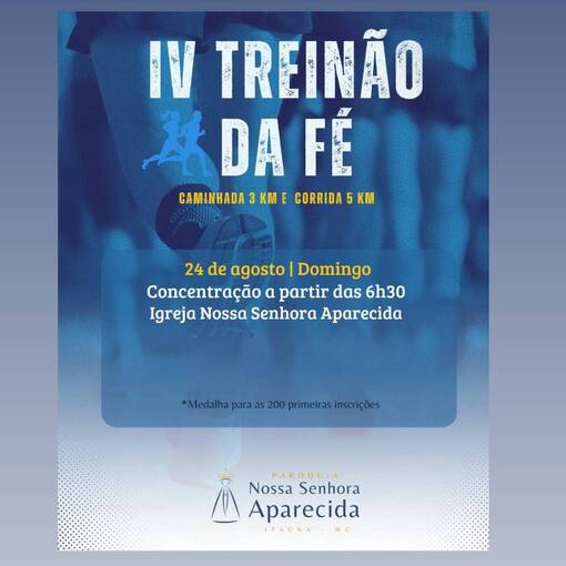 Couverture de l'vnement Treino da F Nossa Senhora Aparecida