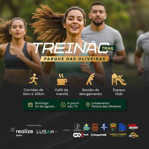 Capa do evento Treino Trail Parque das Oliveiras