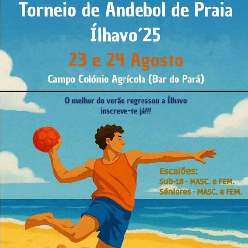 Capa do evento Andebol de Praia - lhavo 2025