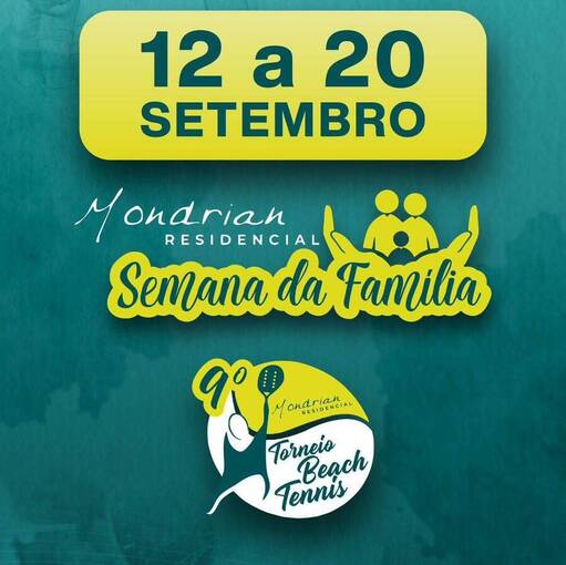 Capa do evento Semana da Famlia Mondrian - Torneio de Beach Tennis