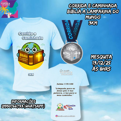 Event cover CORRIDA E CAMINHADA - BBLIA A LAMPARINA DO MUNDO