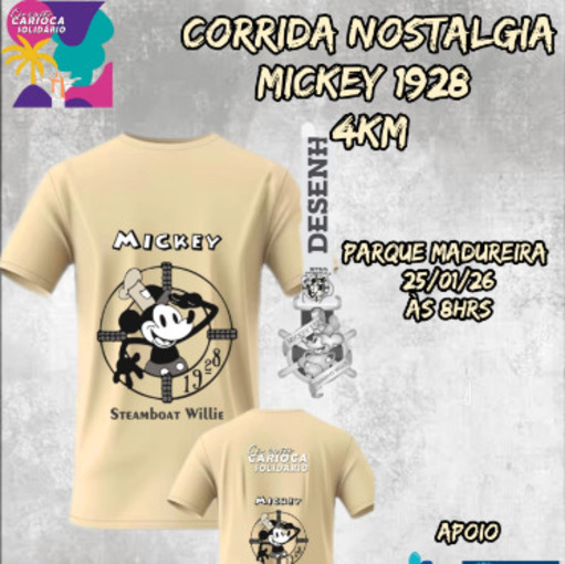 Event cover CORRIDA E CAMINHADA Nostalgia MICKEY 1928