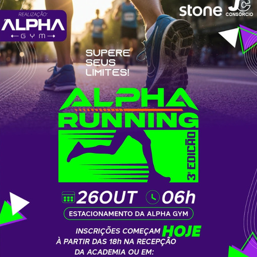 Capa do evento 3 ALPHA RUNNING