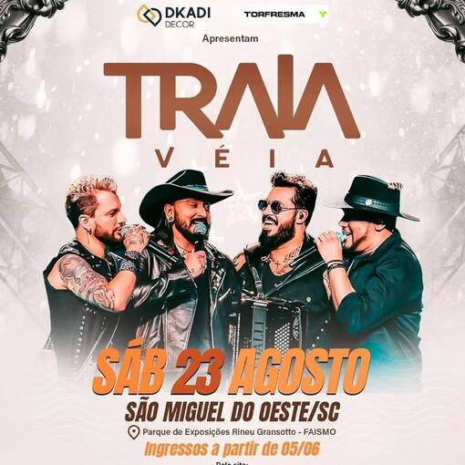 Event cover SHOW NACIONAL TRAIA VEIA - FAISMO
