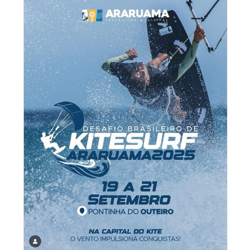Event cover Desafio Brasileiro de Kitesurf Araruama 2025 - dia 21/09