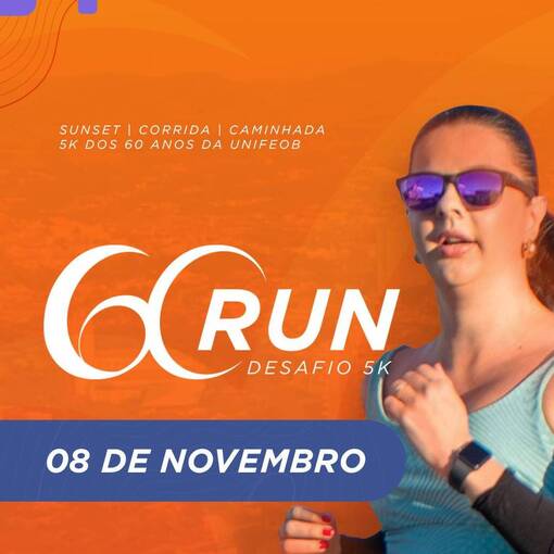 Event cover 60 RUN DESAFIO 5K