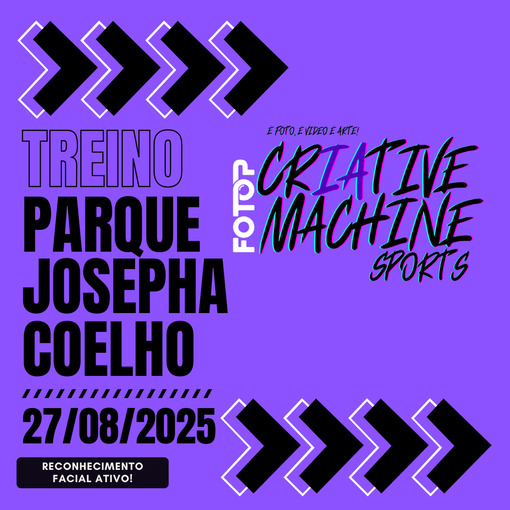 Event cover TREINO PARQUE JOSEPHA COELHO - 27/08/2025