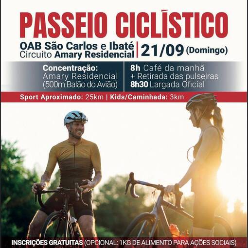 Copertura dell'evento Passeio Ciclstico AOB - So Carlos e Ibat