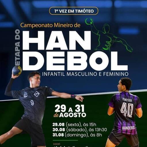 Event cover Campeonato Mineiro Handebol - Timteo