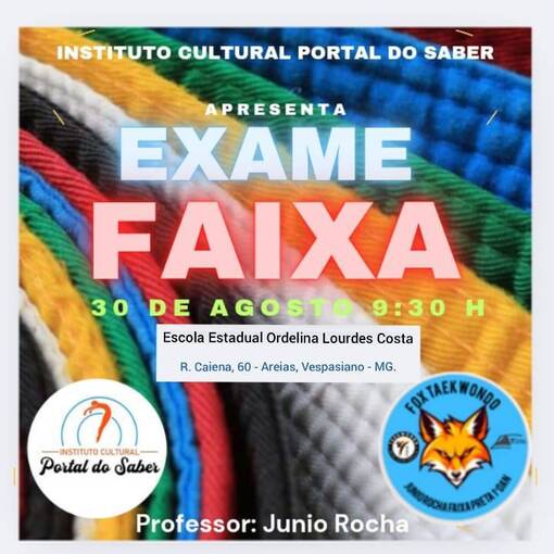 Exame de Faixa - Instituto Cultural Portal do Saber in Fotop