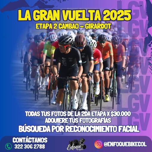 Event cover LA GRAN VUELTA 2025 - 2DA ETAPA CAMBAO - GIRARDOT