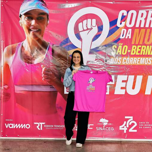 Entrega de kits Corrida da Mulher in Fotop