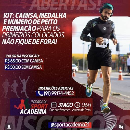 Portada del evento 1 Corrida Sport Academia 