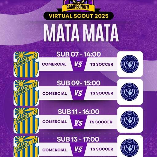 CAMPEONATO VIRTUAL SCOUT - MATA X MATA - COMERCIAL X TS SOCCER En Fotop