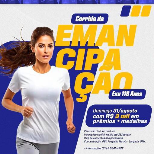 Event cover Corrida da Emancipao - Todas as suas fotos por R$39,90