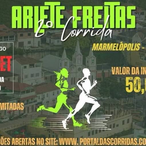 Capa do evento 2 Corrida Arlete Feitas - Marmelpolis
