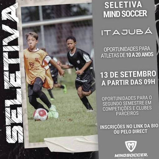 Capa do evento Seletiva Mindsoccer - Itajub
