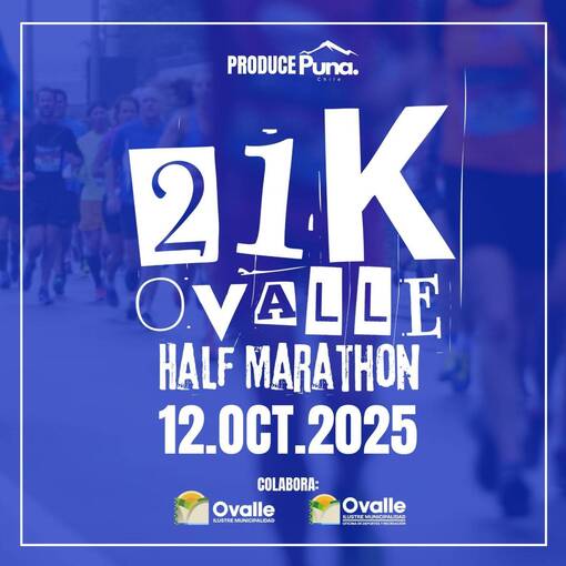 Capa do evento Half Marathon Ovalle 21K