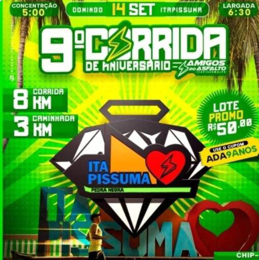 Event cover Corrida de Aniversrio dos Amigos do Asfalto 