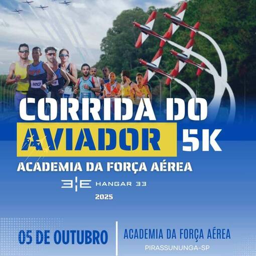 Capa do evento Corrida do Aviador - Academia da Fora Area - Pirassununga/SP