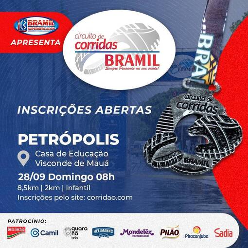 Event cover CIRCUITO DE CORRIDAS BRAMIL - ETAPA PETRPOLIS