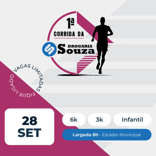 Event cover  1 CORRIDA DA DROGARIA SOUZA