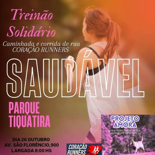 Event cover Treino solidrio - Outubro Rosa
