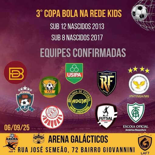 Event cover 3 Copa Bola na Rede Kids - Arena Galcticos