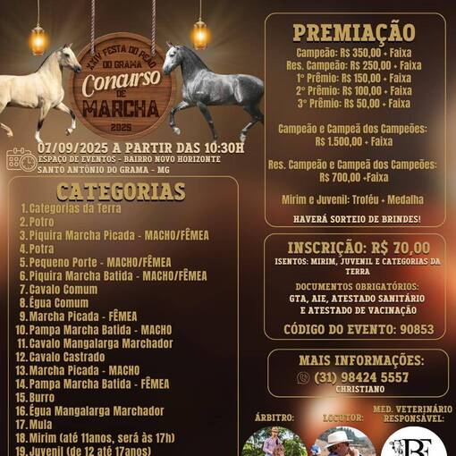 Event cover Concurso de Marcha do Grama