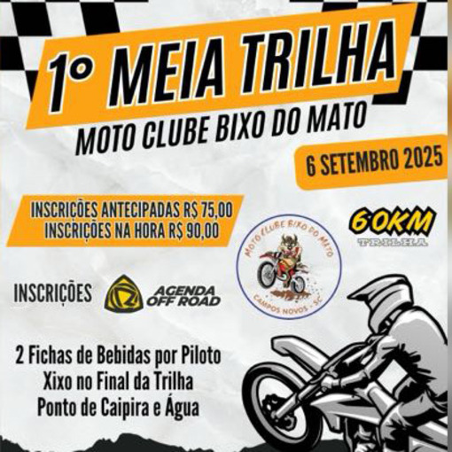 Event cover 1 Meia Trilha Moto Clube Bixo do Mato
