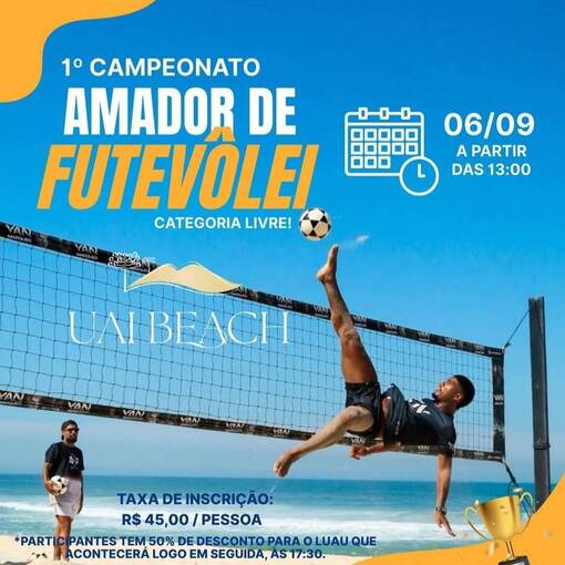 Event cover I Campeonato Amador de FuteVlei