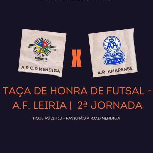 Event cover A.R.C.D Mendiga Vs A.R. Amarense | 2 Jornada - Taa de Honra (A.F. Leiria)
