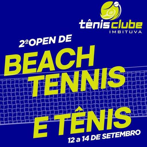 Event cover 2 Open de Beach Tenis e Tnis - Sbado - 13 de Setembro