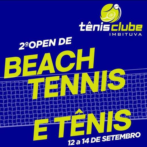Event cover 2 Open de Beach Tenis e Tnis - Domingo - 14 de Setembro